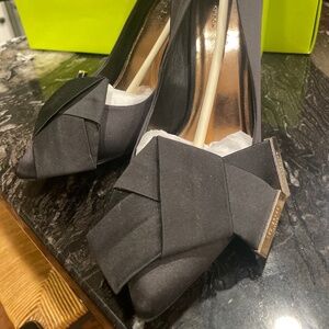 Ted Baker satin bow detail court heels